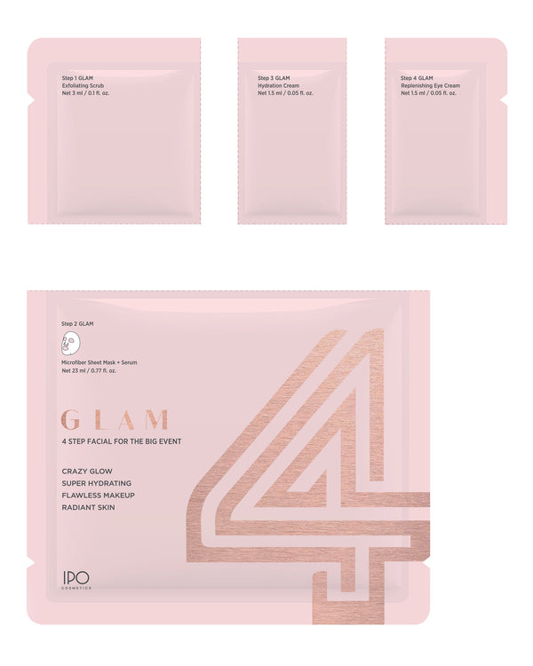 Glam+Recover 4-Step Facial Combo Pack